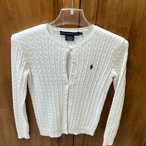 White Ralph Lauren cardigan